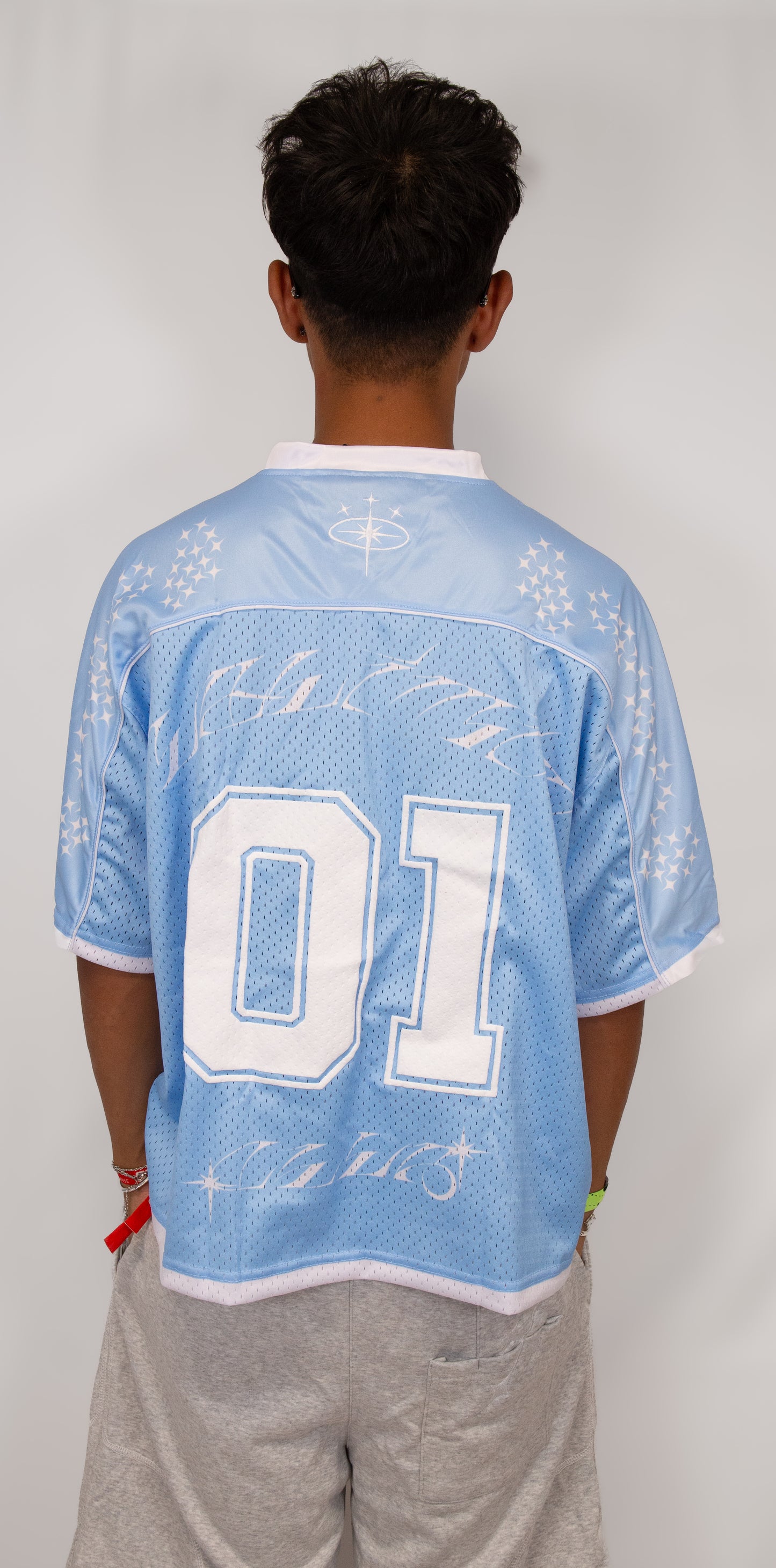 BLUE MESH JERSEY