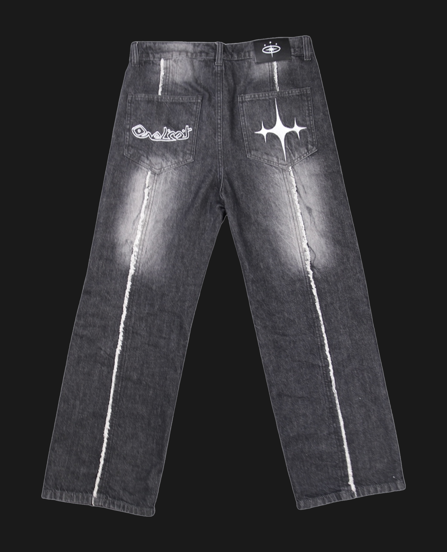 ASTRAL BAGGY JEAN | BLACK WASHED