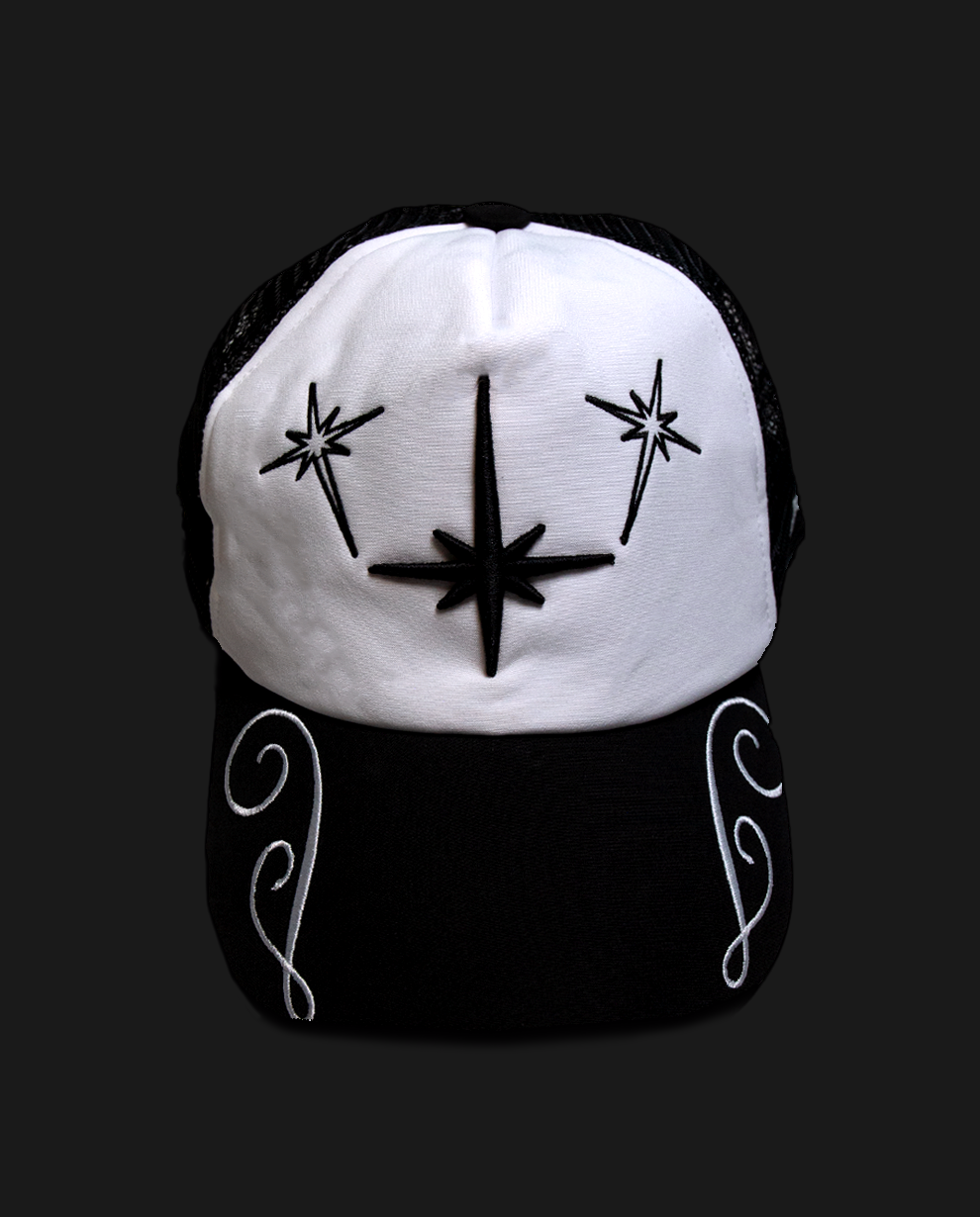 BLACK 3STARS CAP