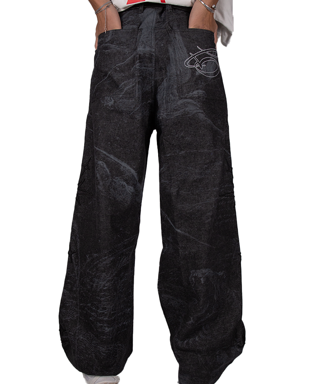BLACK CELESTIAL JEAN