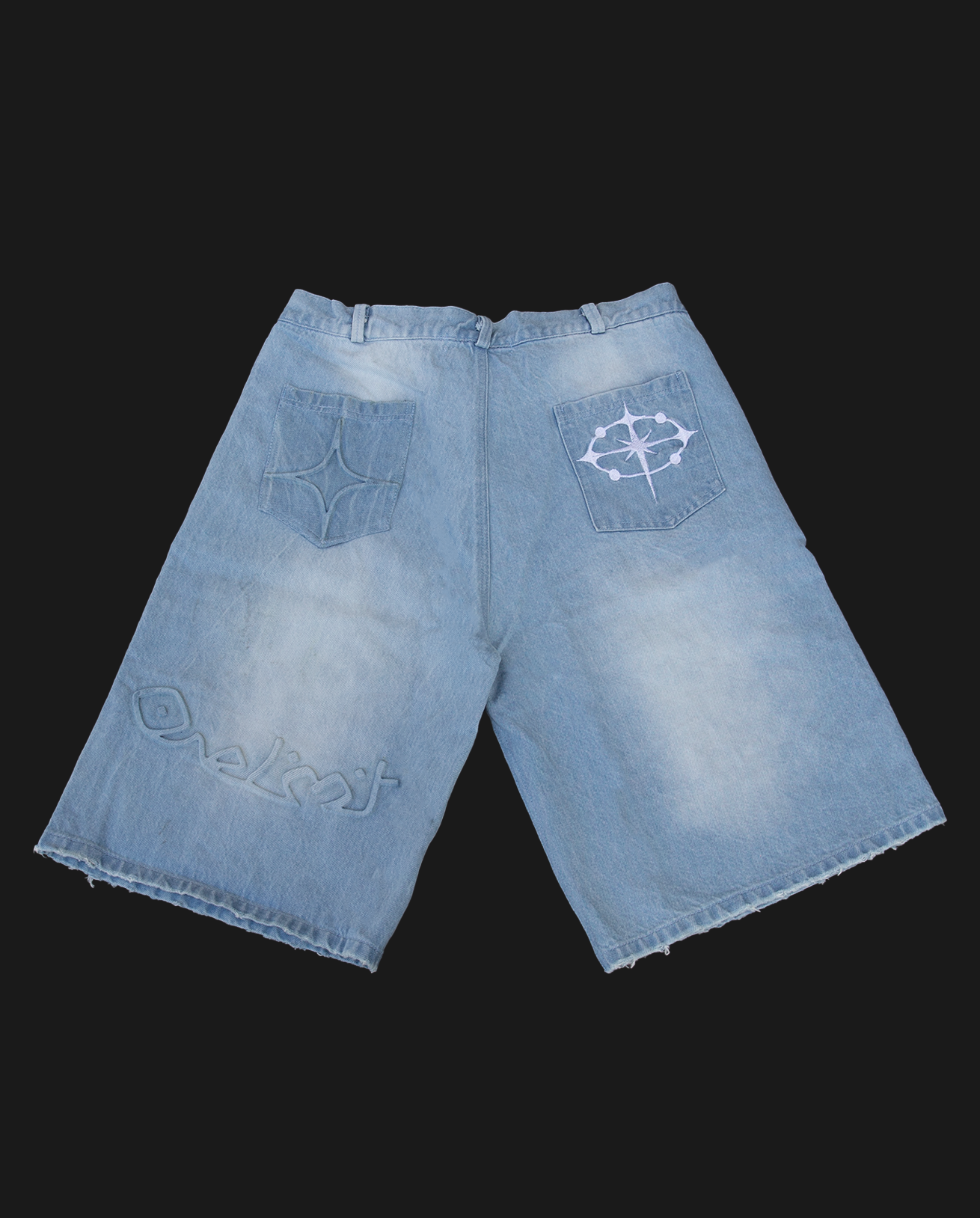 BLUE WASHED NOVA JORT