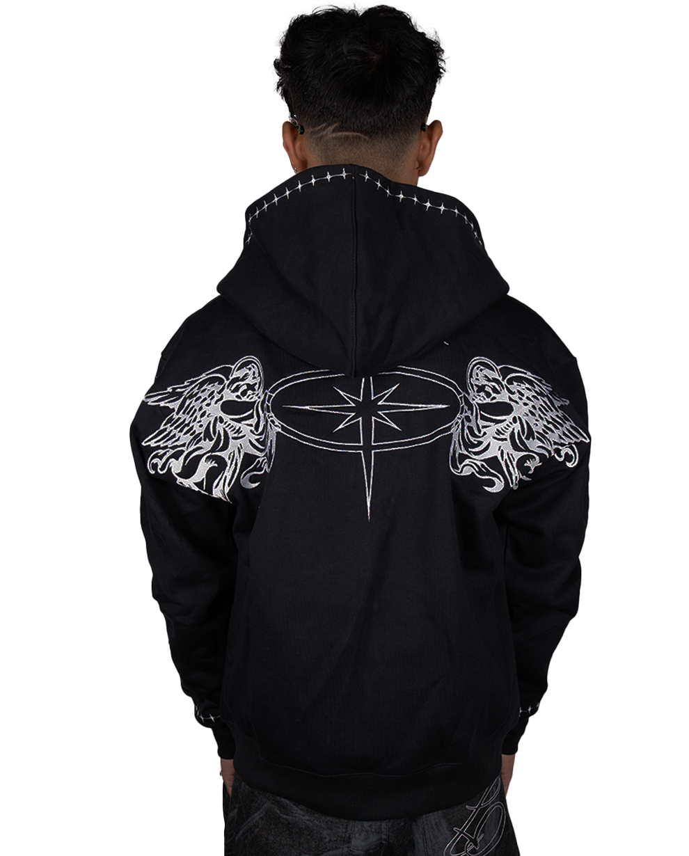 BLACK CELESTIAL ZIP