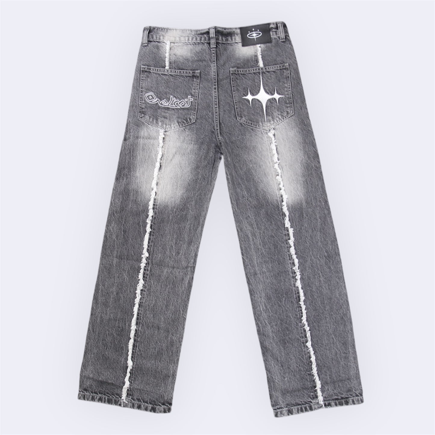 ASTRAL BAGGY JEANS | GRAU GEWASCHENEN
