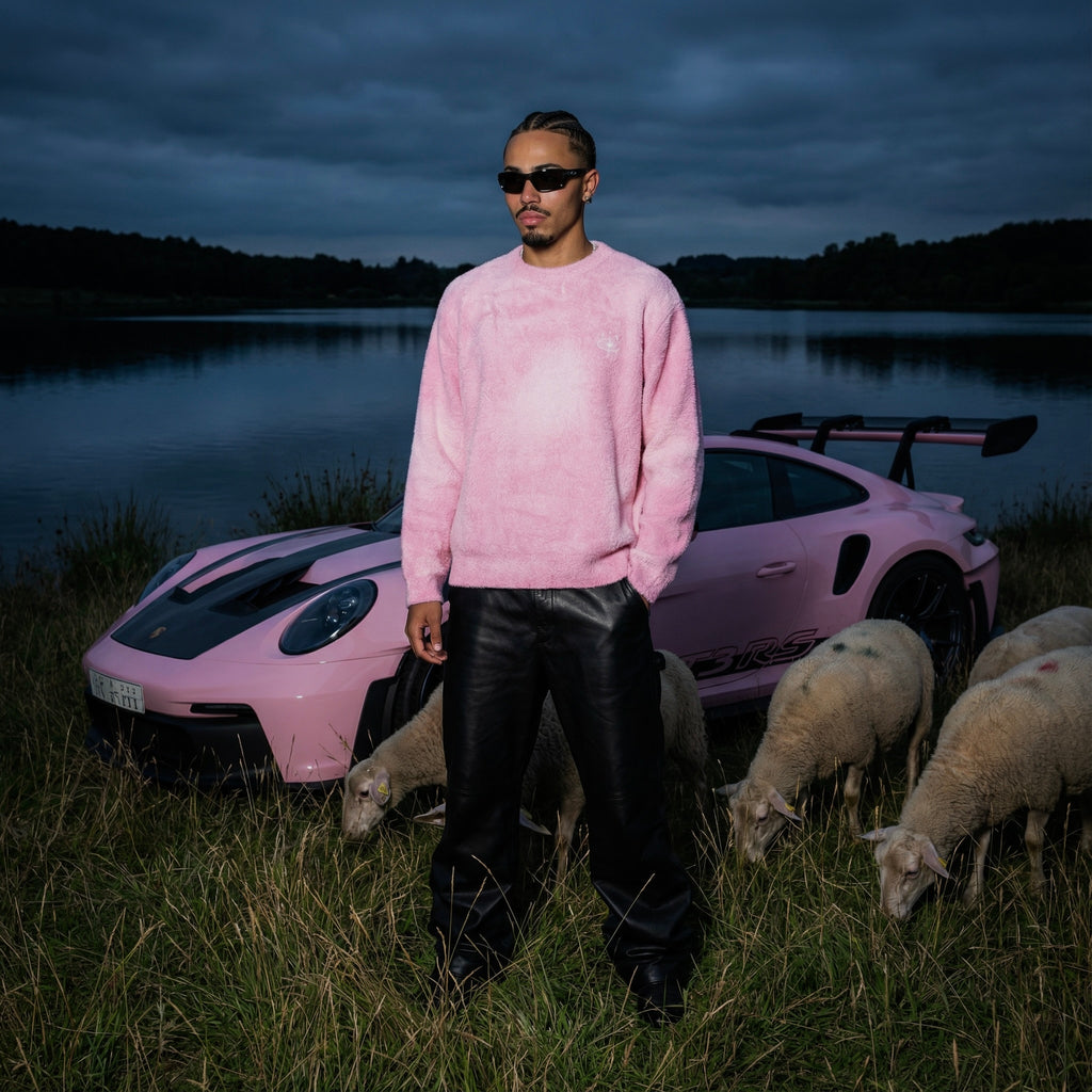 PINK SUNHAZE MOHAIR