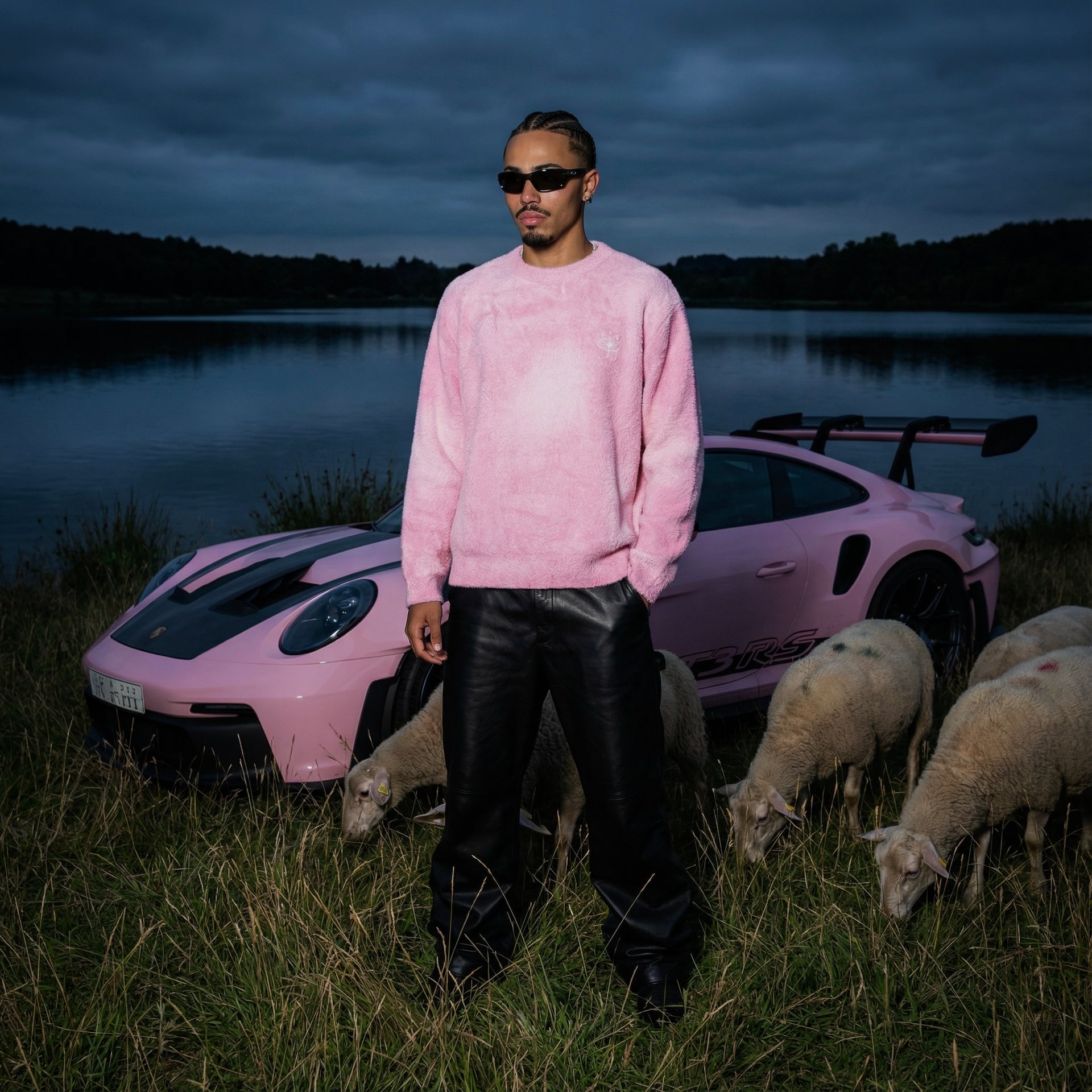 PINK SUNHAZE MOHAIR