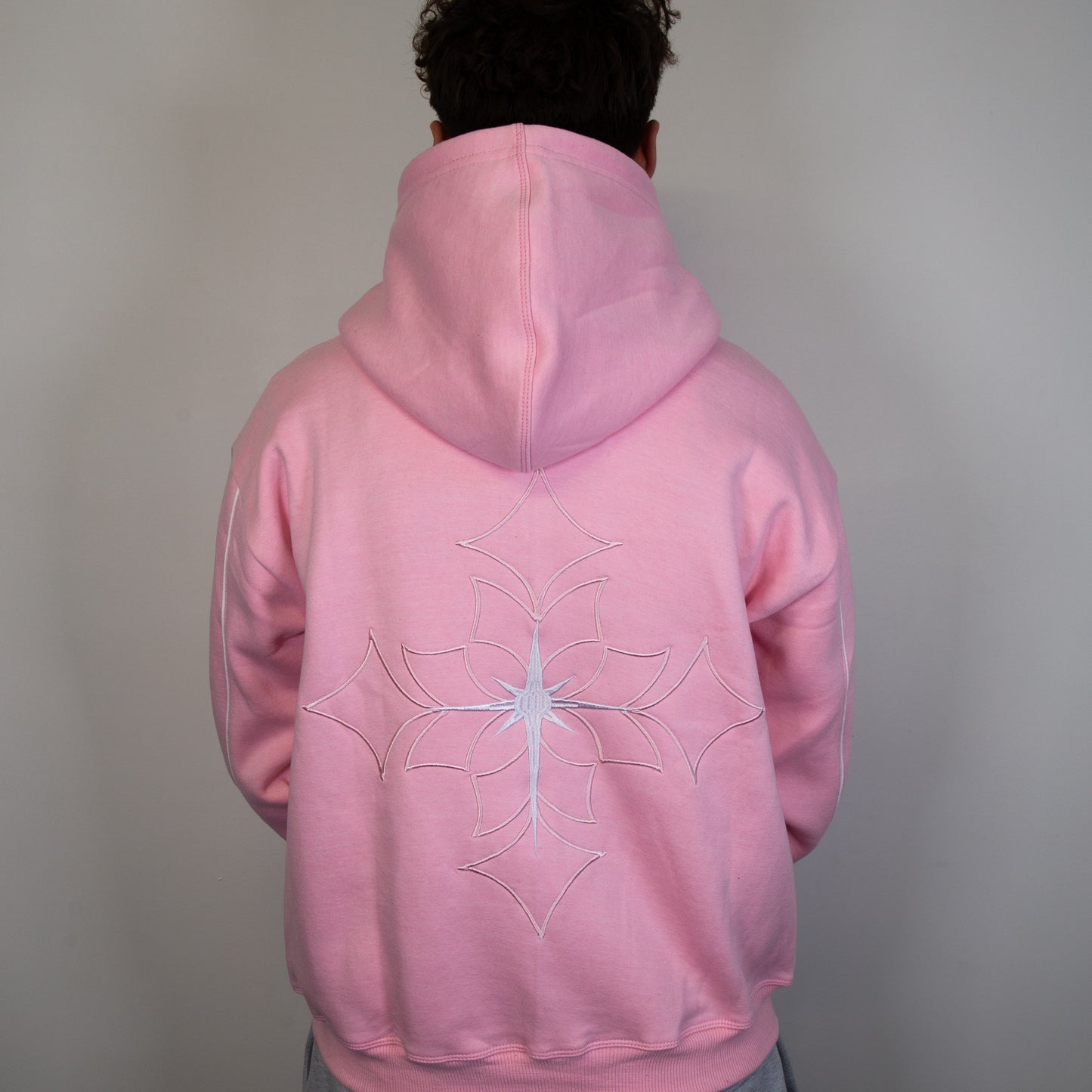 FLOWER PINK ZIP