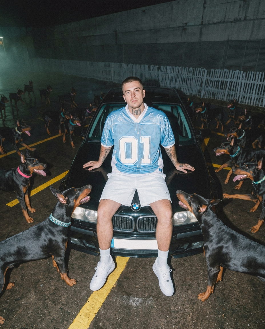 BLUE MESH JERSEY