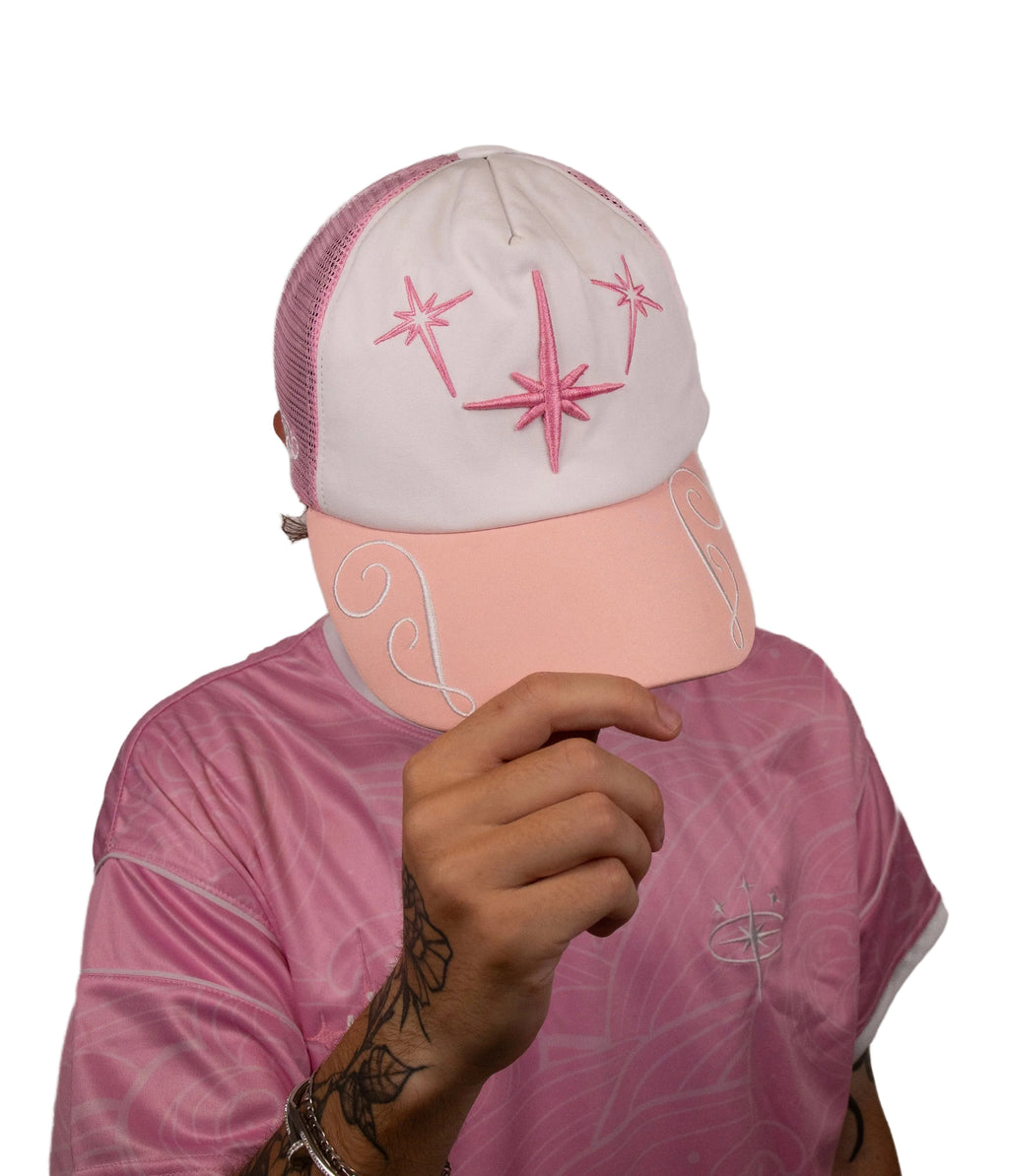 PINK 3STARS CAP