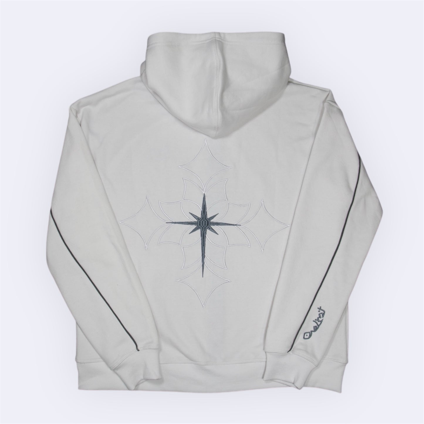 FLOWER WHITE ZIP