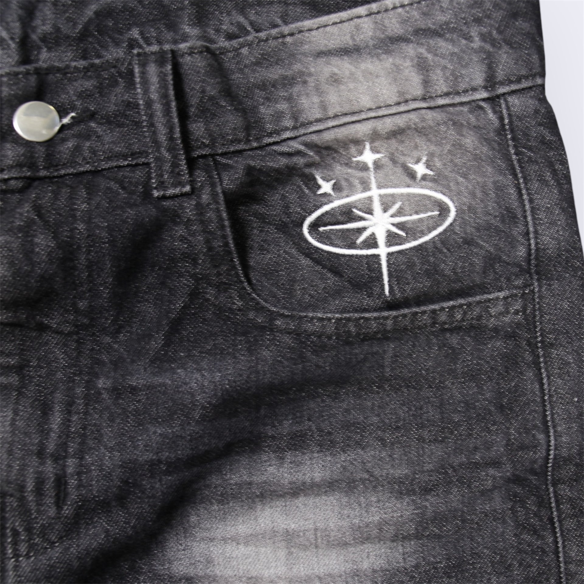 ASTRAL BAGGY JEAN | NEGRO LAVADO