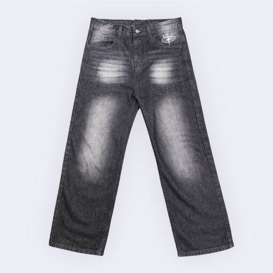 ASTRAL BAGGY JEANS | SCHWARZ GEWASCHEN