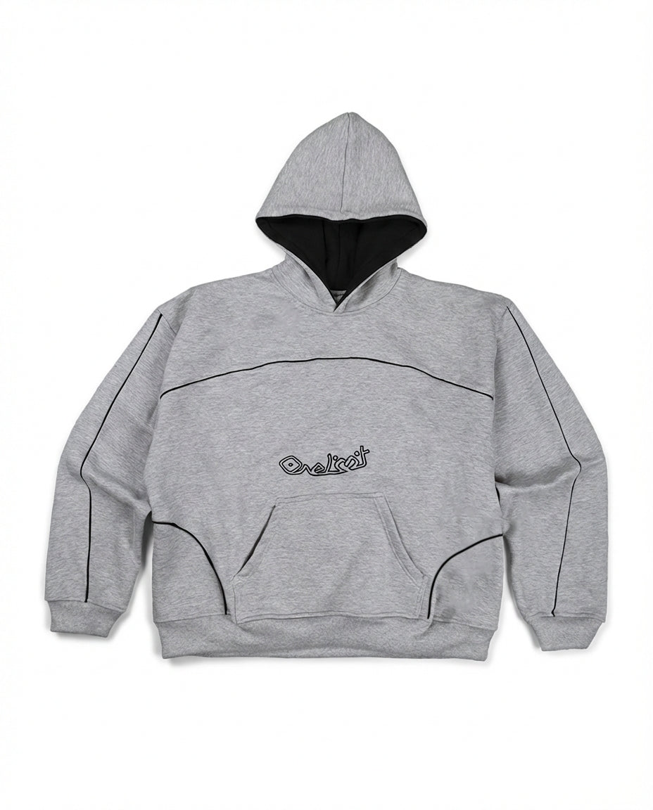 SUDADERA CON CAPUCHA SIDERA GRIS