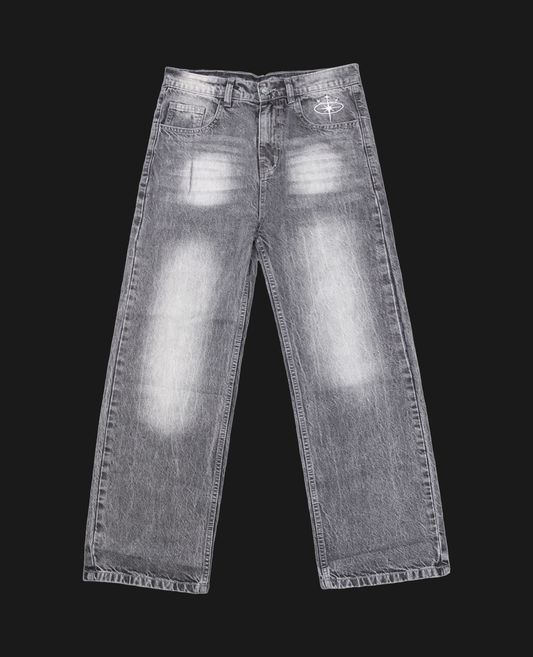 ASTRAL BAGGY JEAN | GRAY WASHED