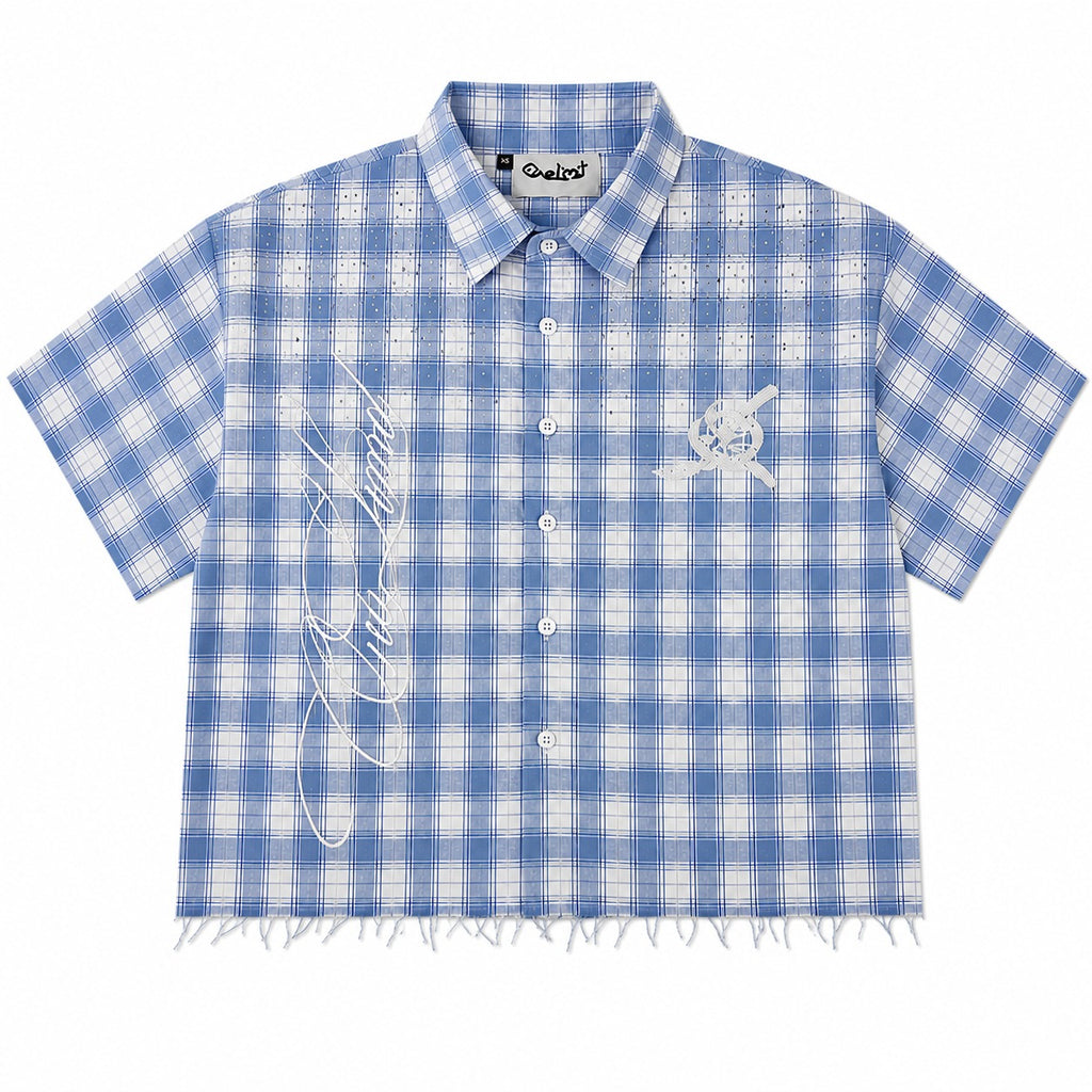 BLUE CRYSTAL SHIRT