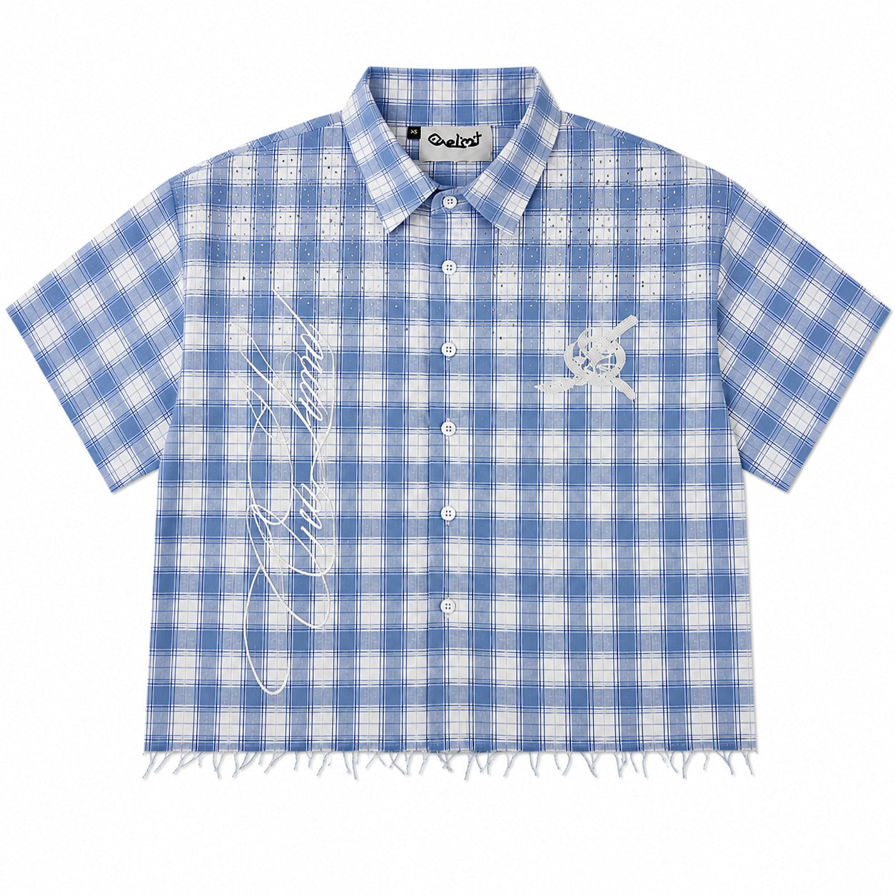 BLUE CRYSTAL SHIRT