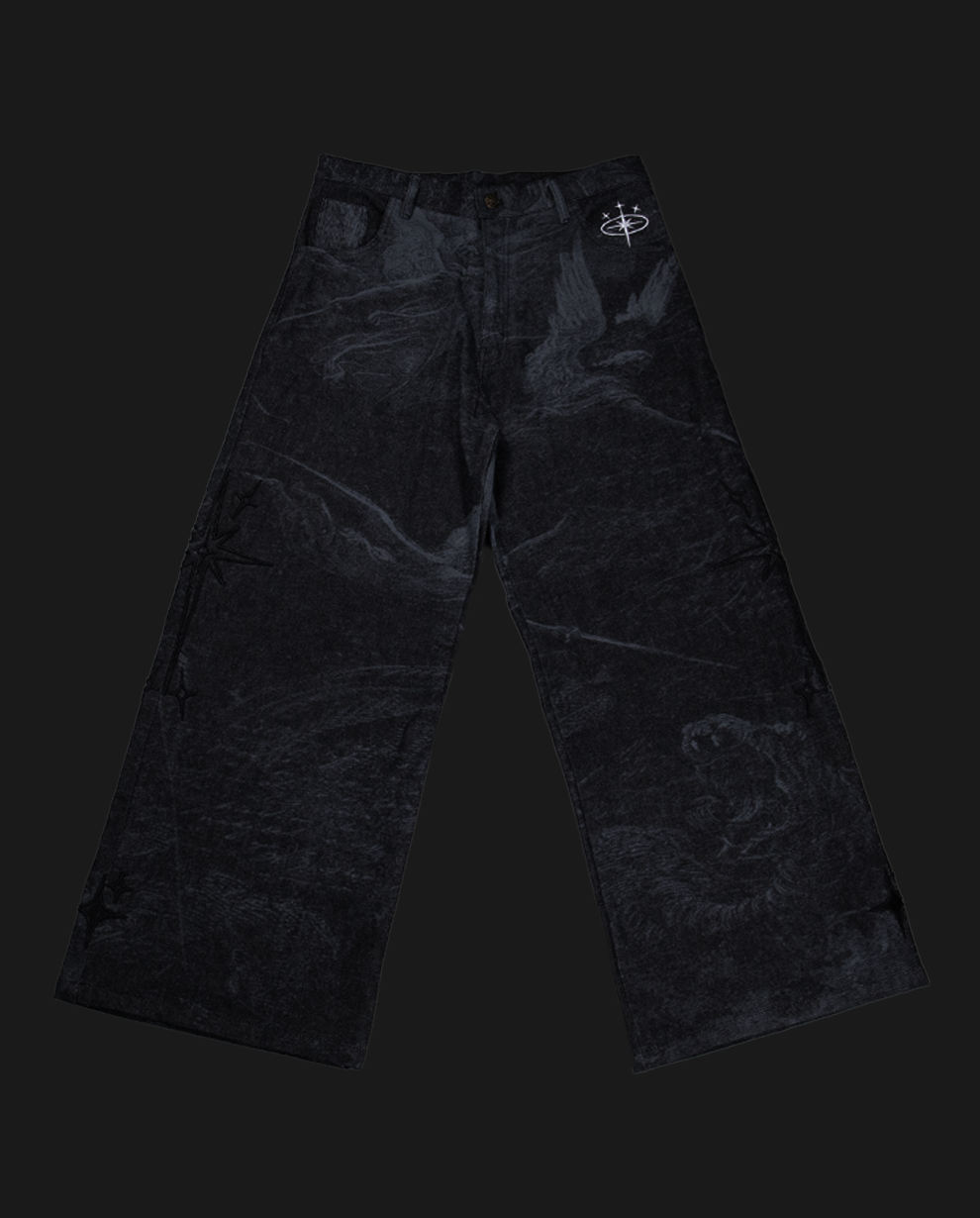 BLACK CELESTIAL JEAN
