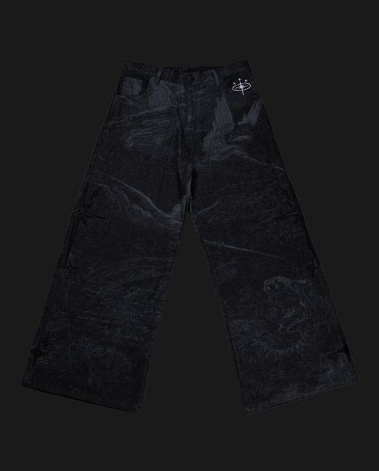 BLACK CELESTIAL JEAN