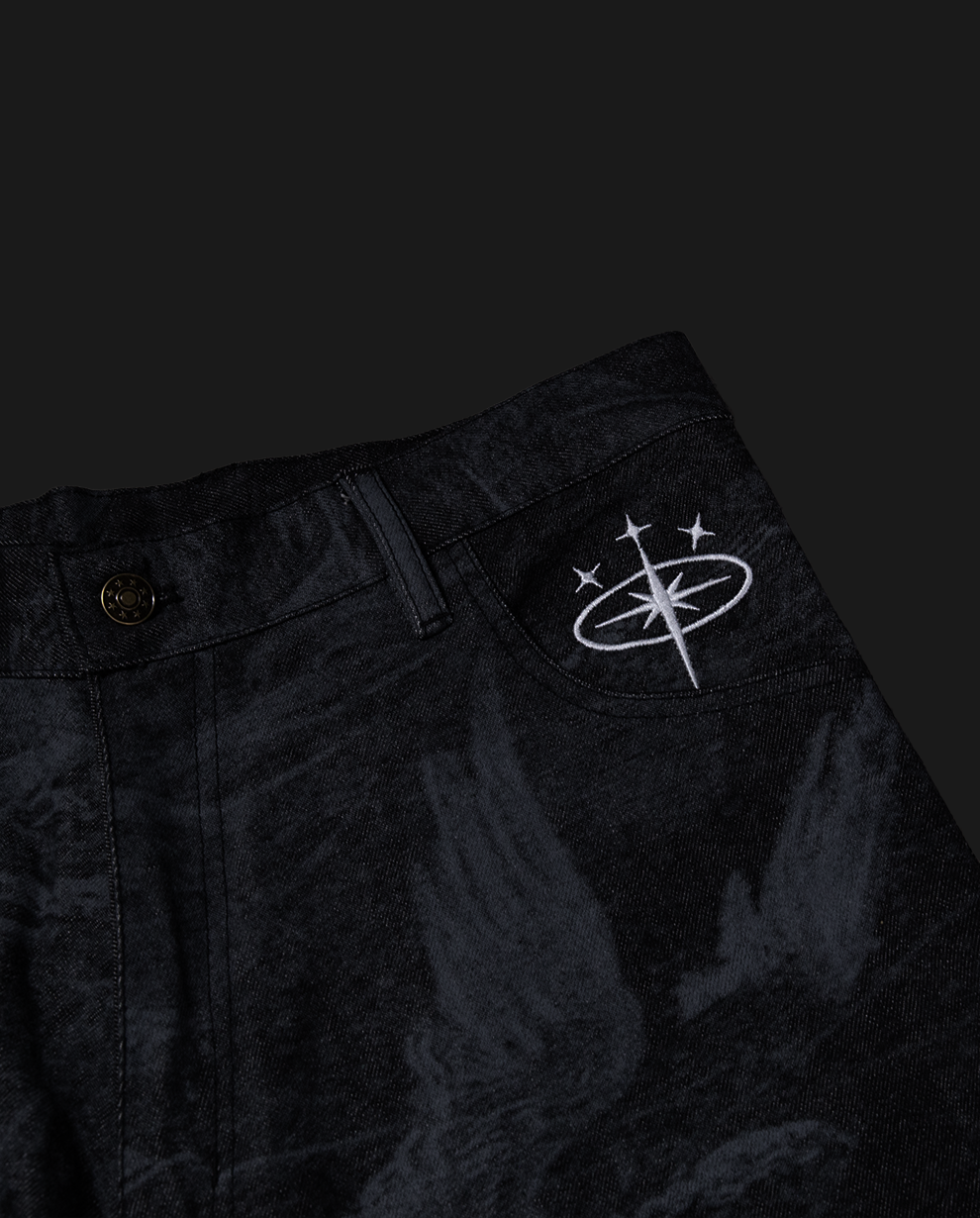 BLACK CELESTIAL JEAN