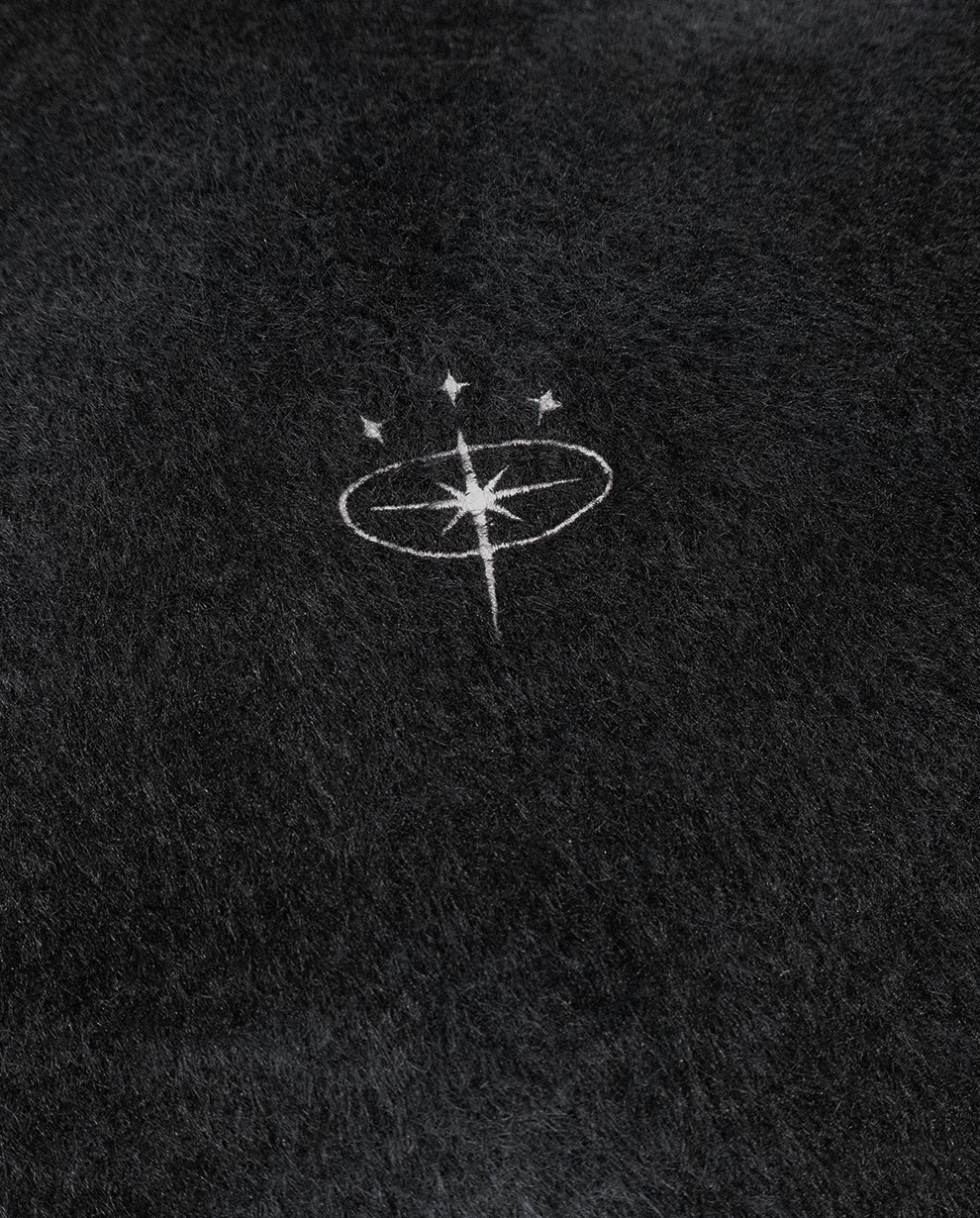 BLACK SUNHAZE MOHAIR