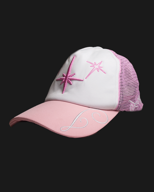 PINK 3STARS CAP