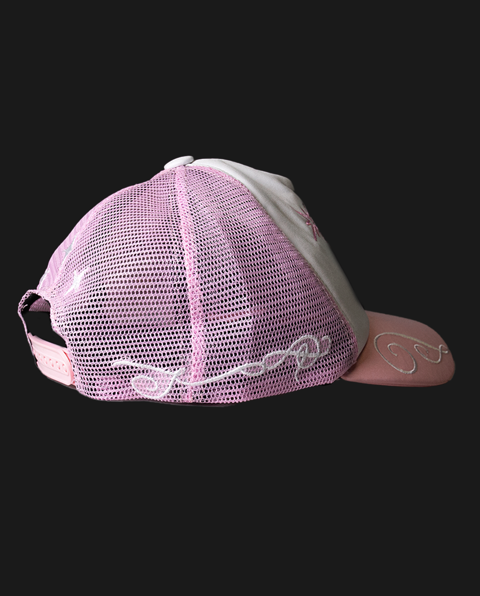 PINK 3STARS CAP