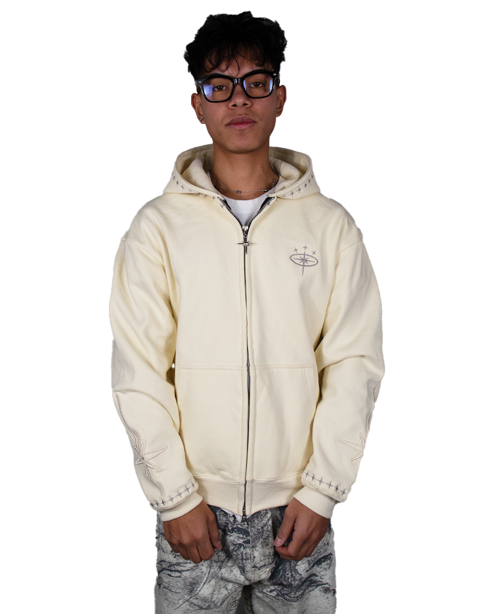 CREAM CELESTIAL ZIP