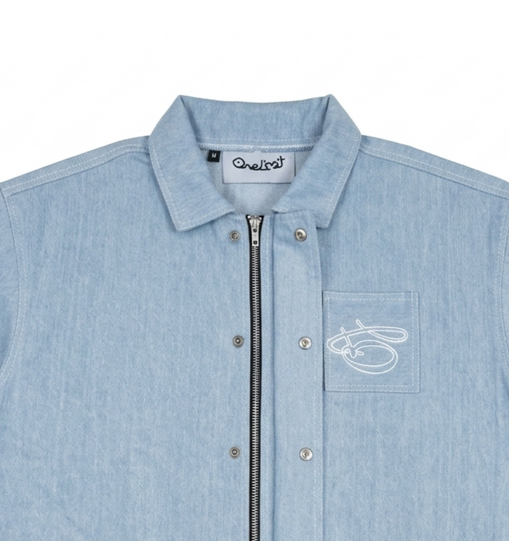 SPIDER JACKET LIGHT BLUE