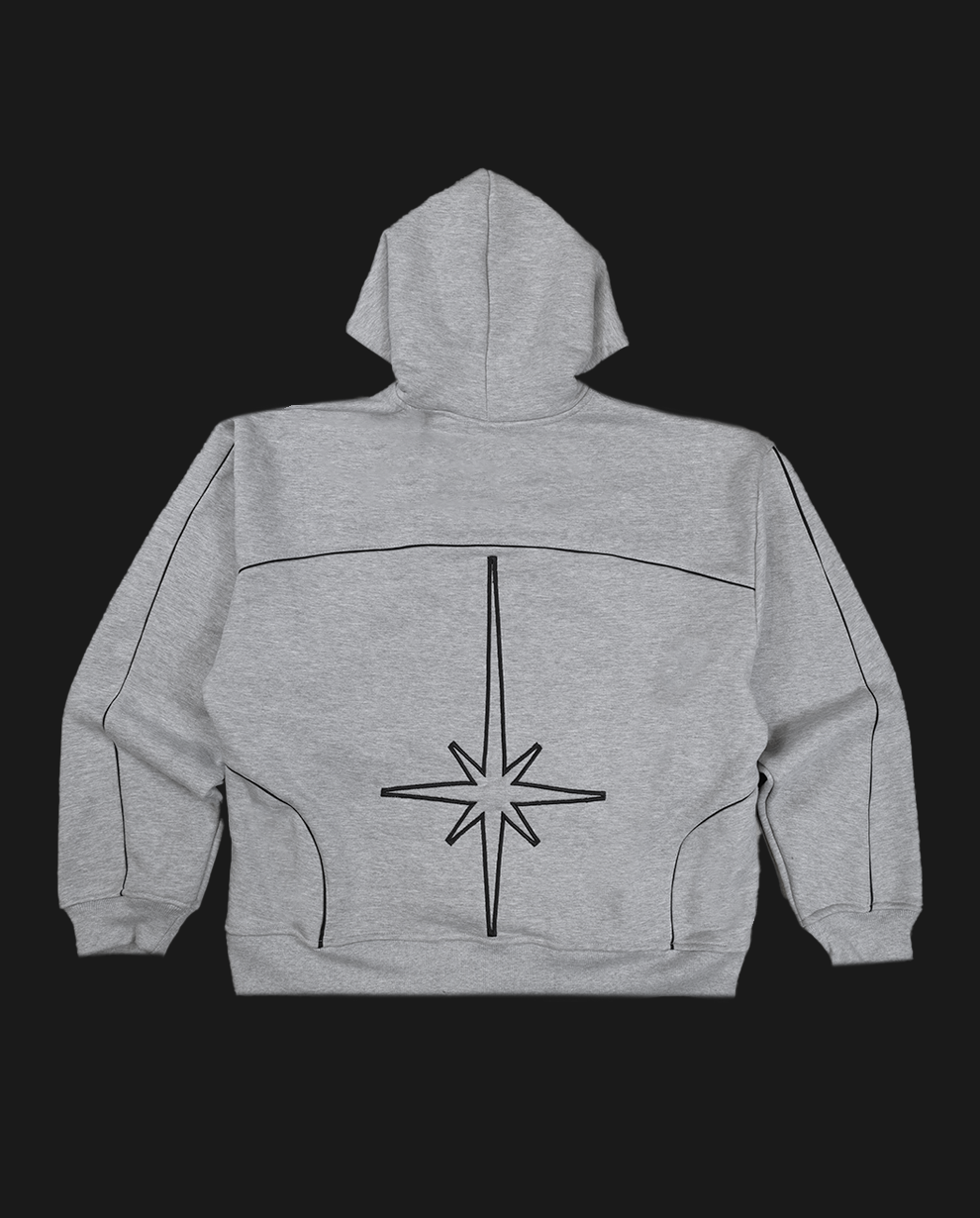 GREY SIDERA HOODIE