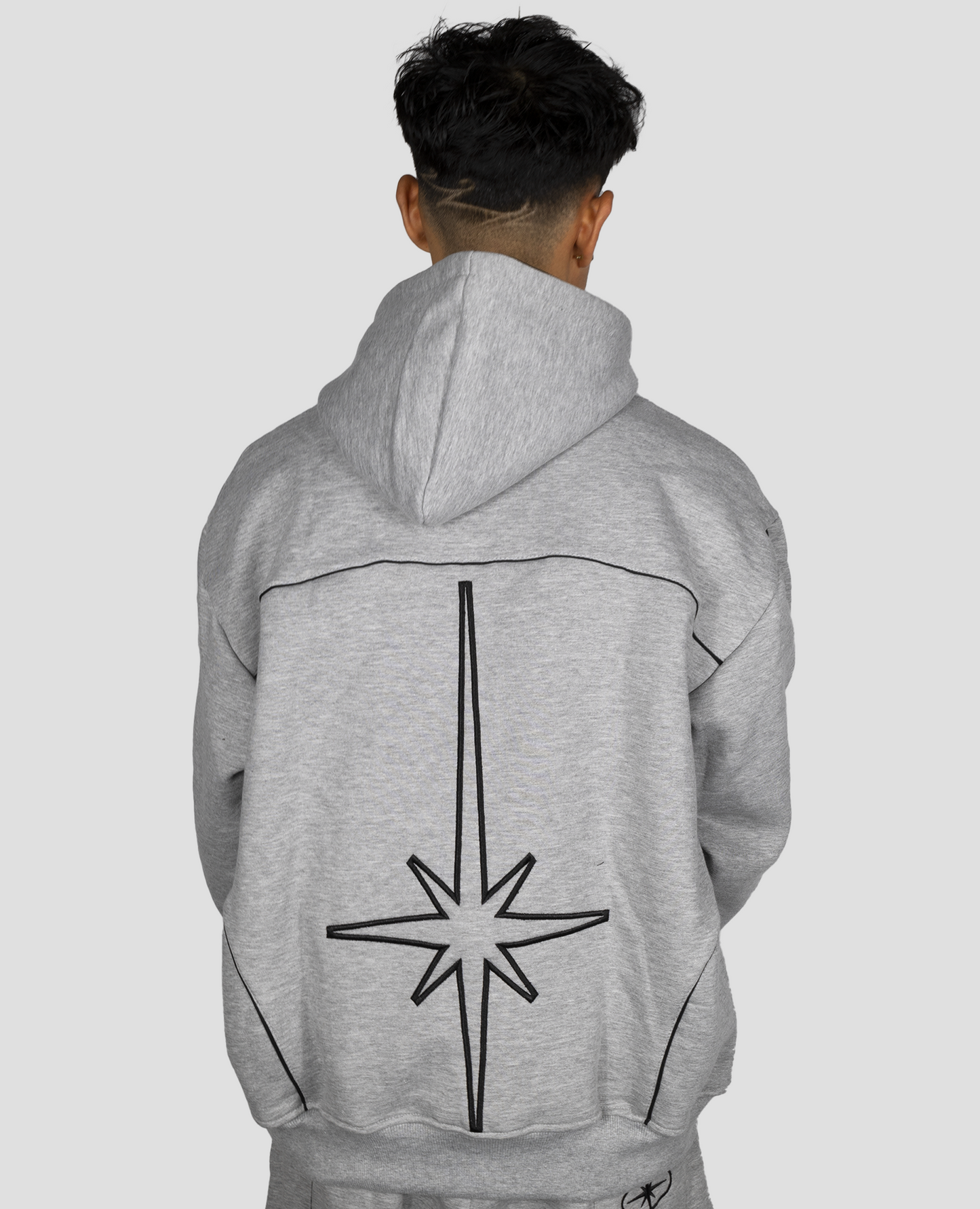 GREY SIDERA HOODIE