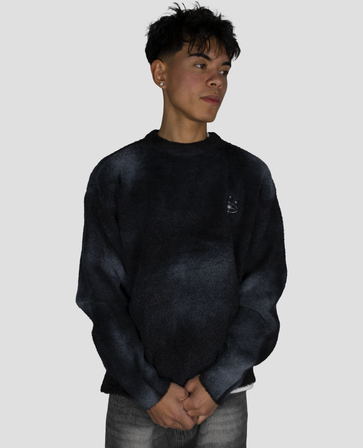 BLACK SUNHAZE MOHAIR