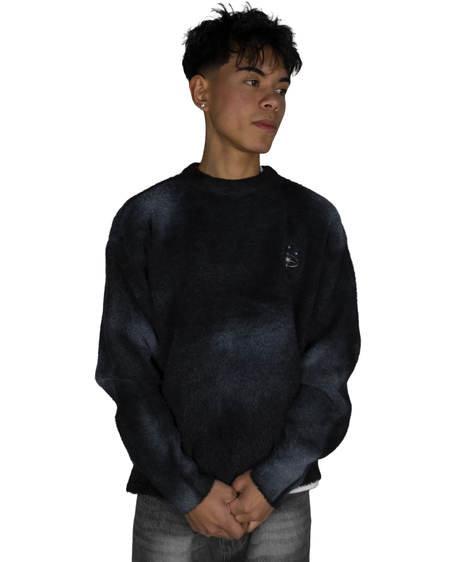 BLACK SUNHAZE MOHAIR