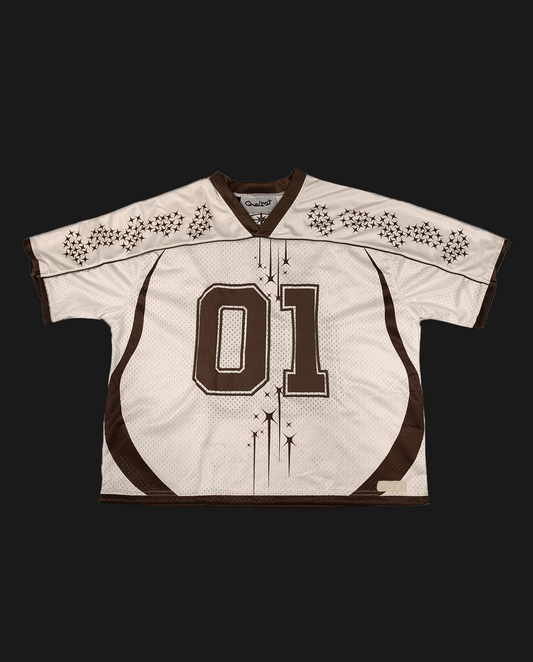 CREAM MESH JERSEY