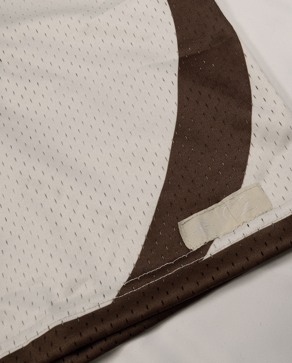 CREAM MESH JERSEY
