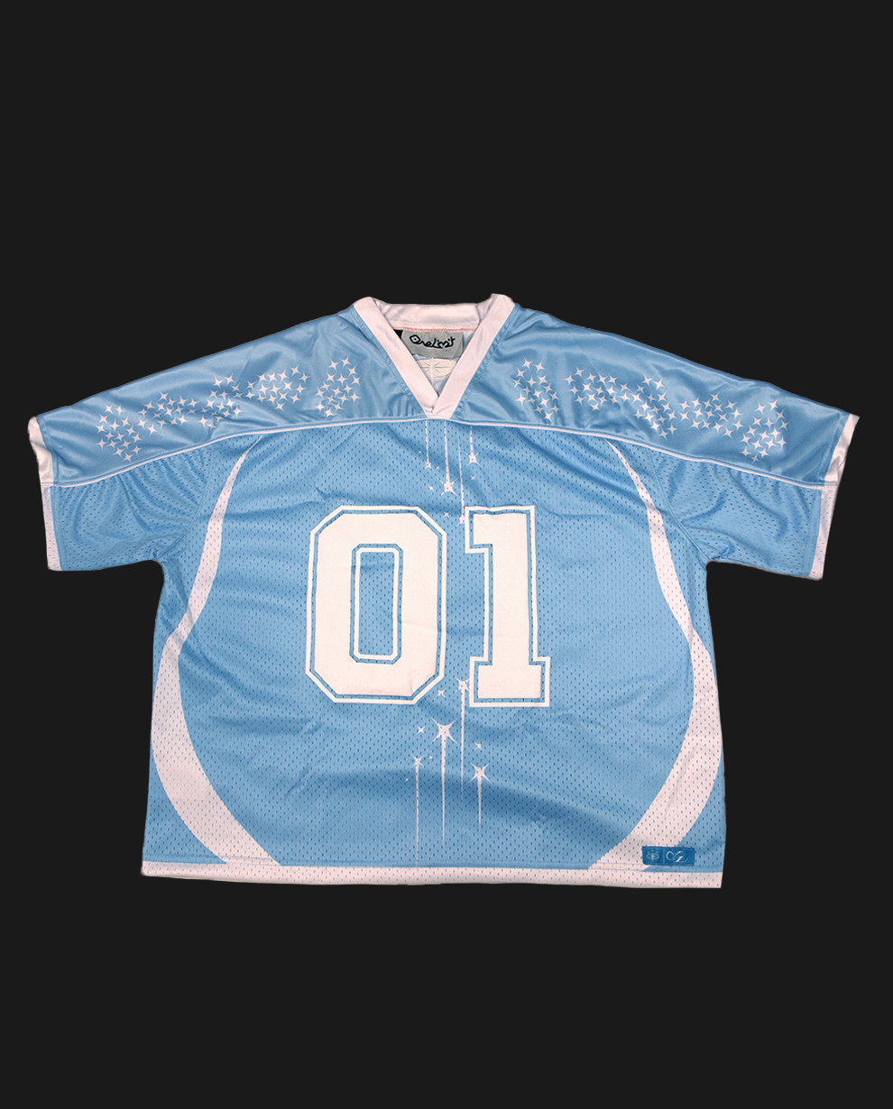 BLUE MESH JERSEY
