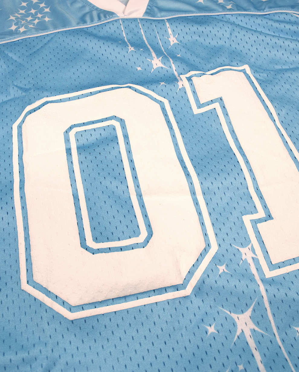 BLUE MESH JERSEY