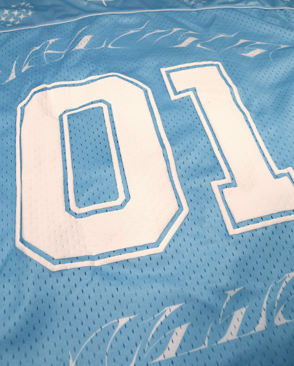 JERSEY DE MALLA AZUL 