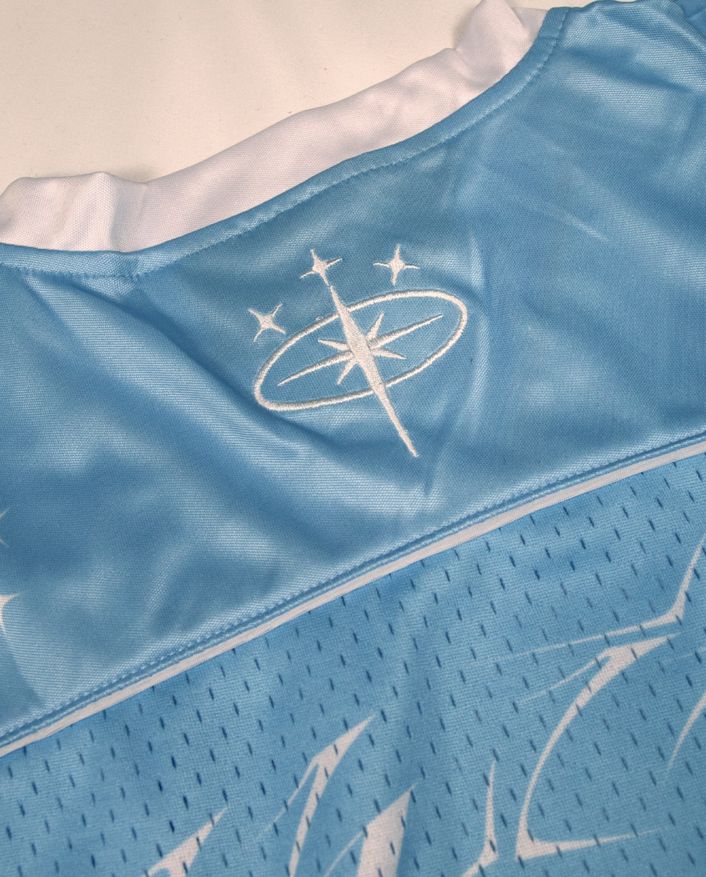 JERSEY DE MALLA AZUL 