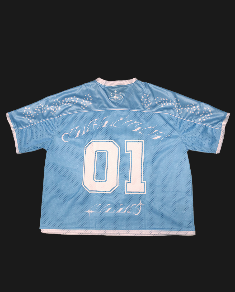 BLUE MESH JERSEY