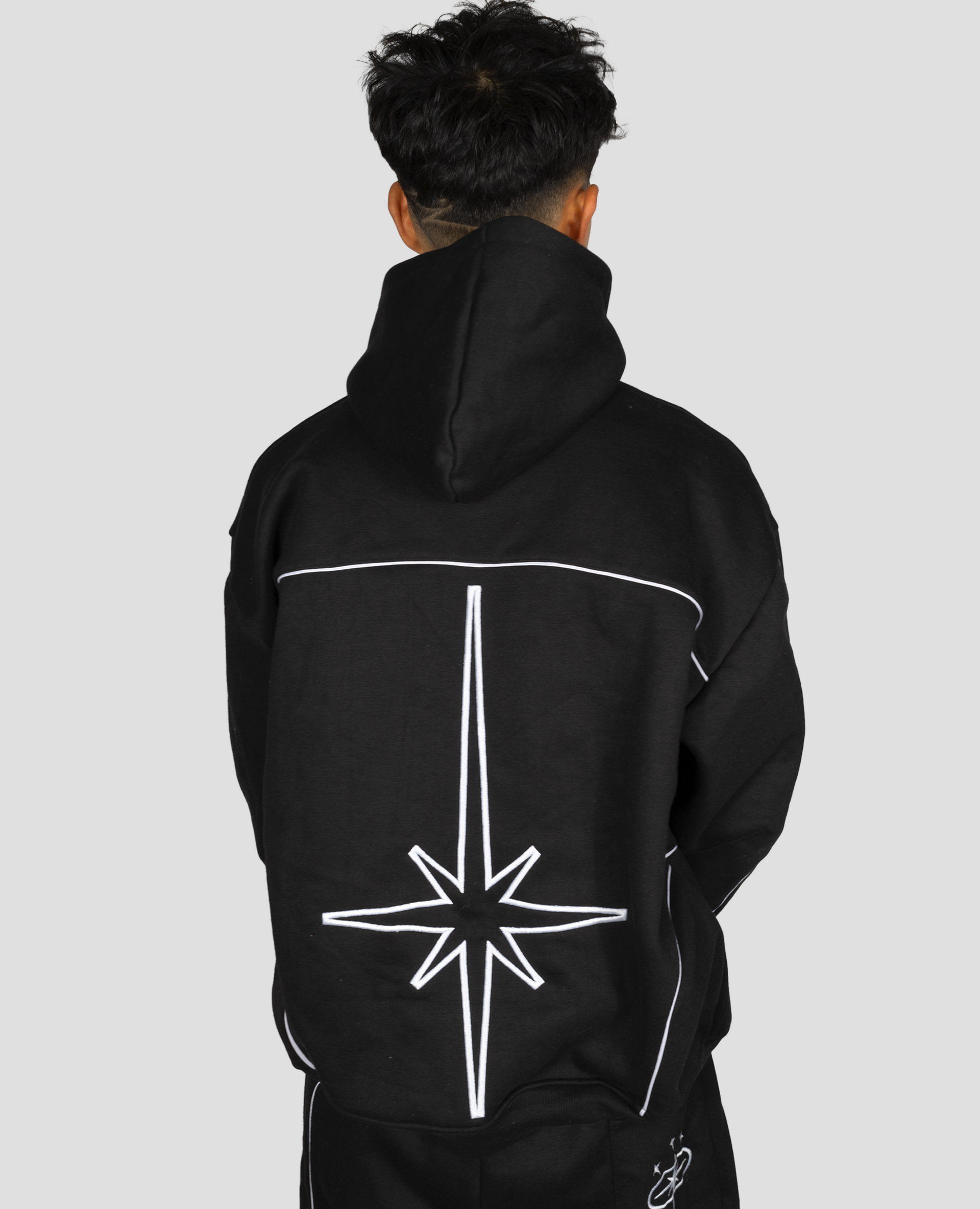 BLACK SIDERA HOODIE