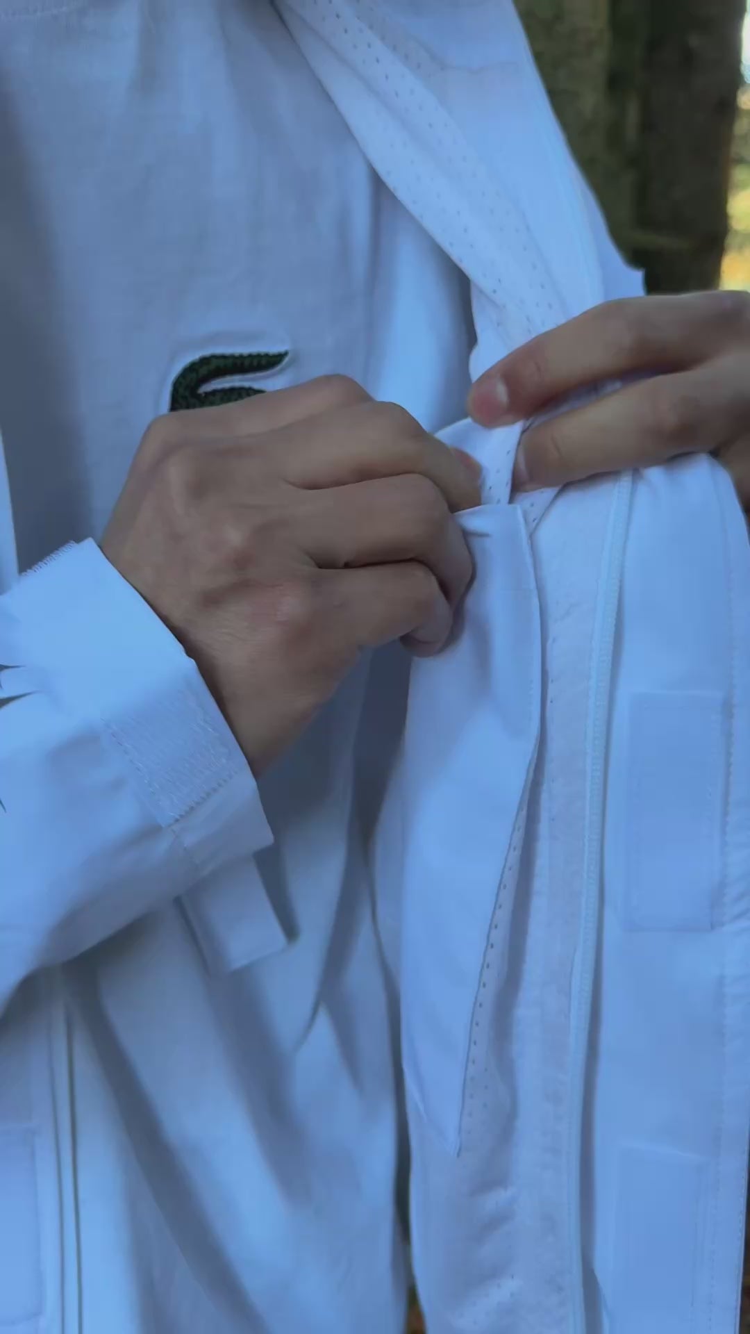 WHITE ECLIPSE RAIN JACKET II