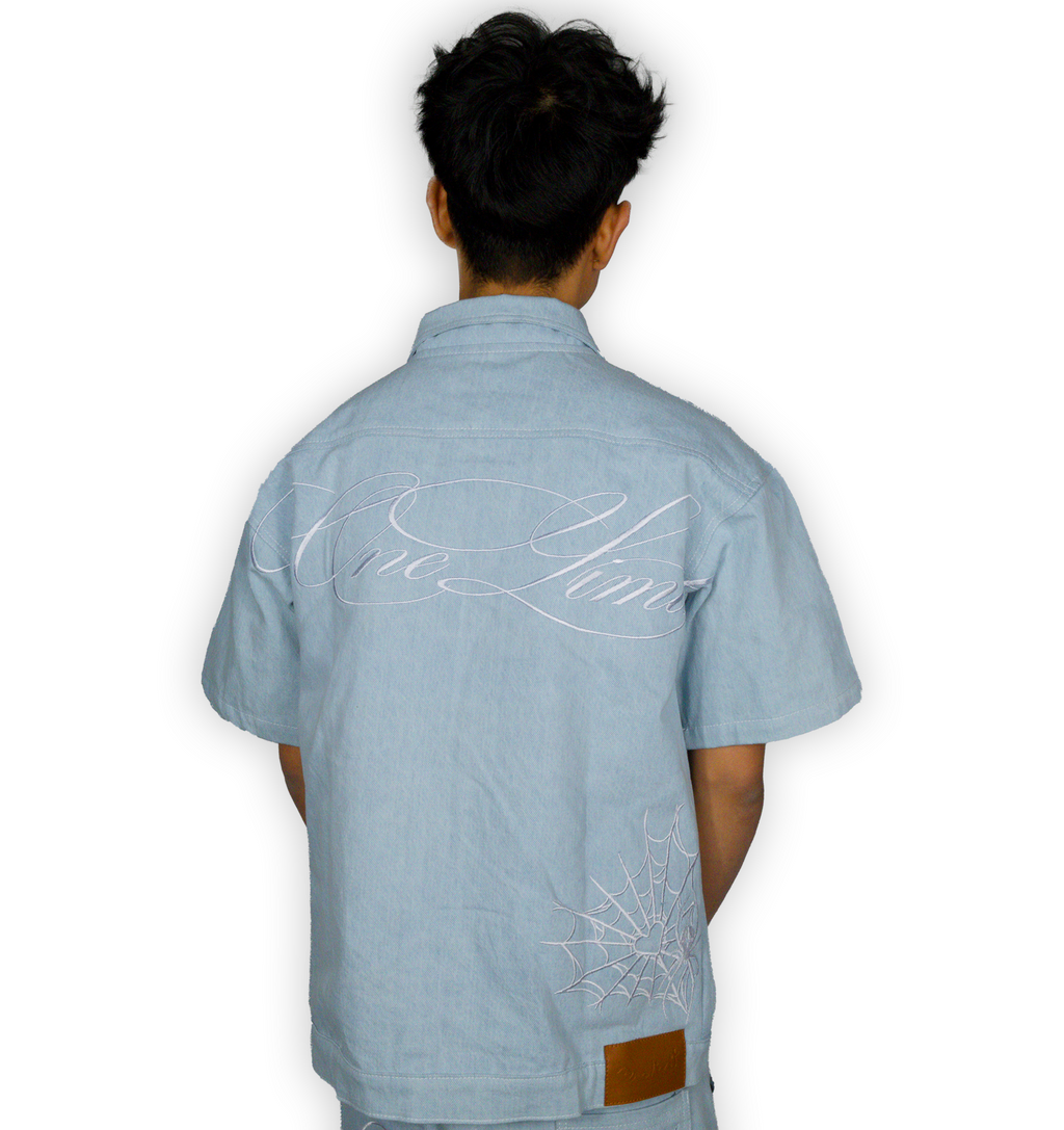 SPIDER JACKET LIGHT BLUE