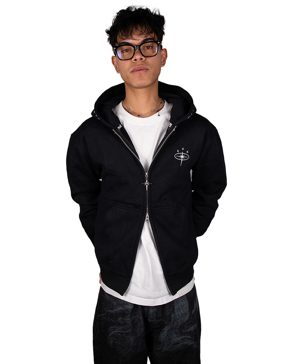 BLACK CELESTIAL ZIP