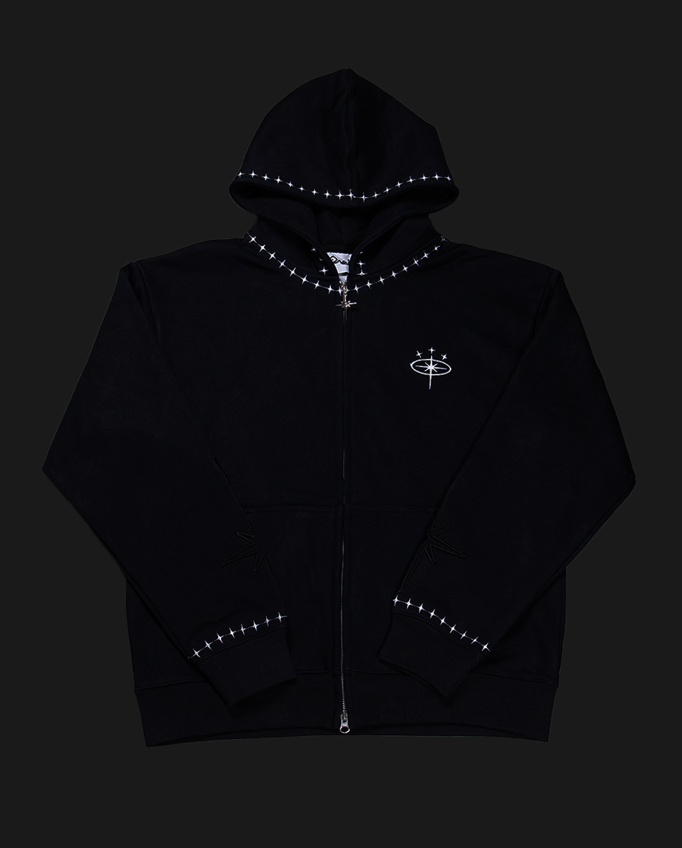 BLACK CELESTIAL ZIP
