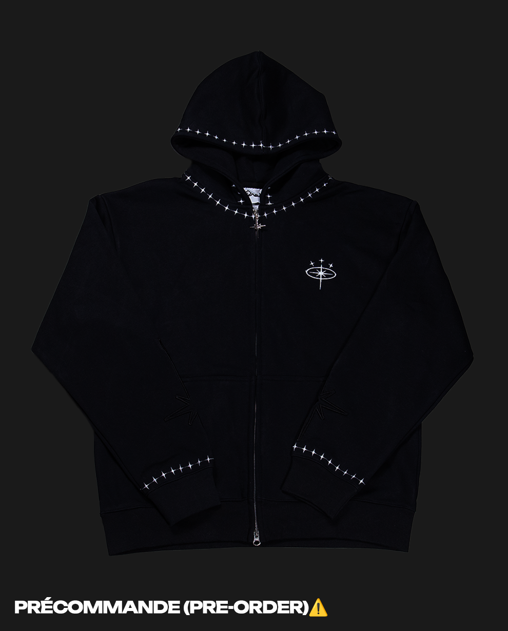 BLACK CELESTIAL ZIP