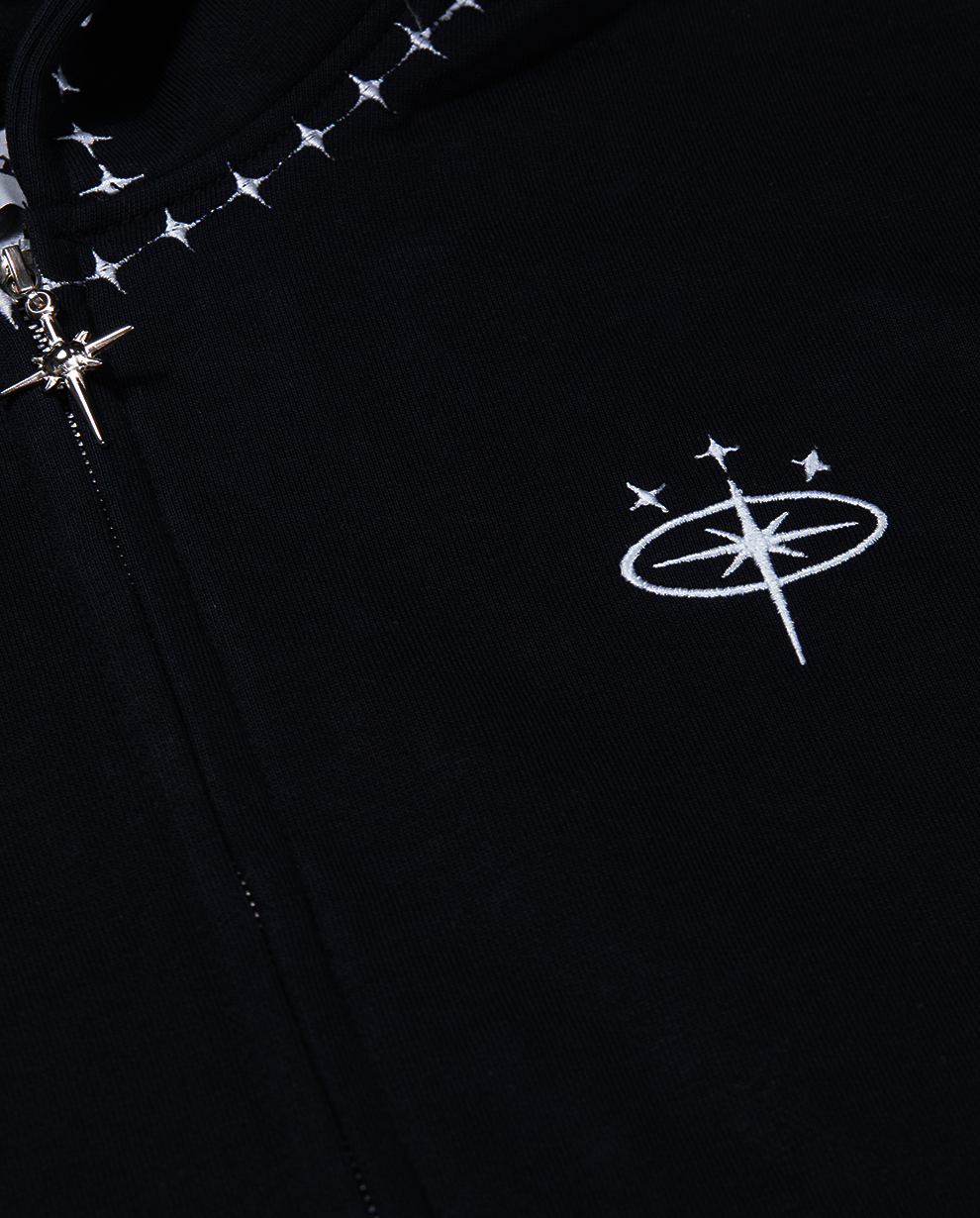 BLACK CELESTIAL ZIP