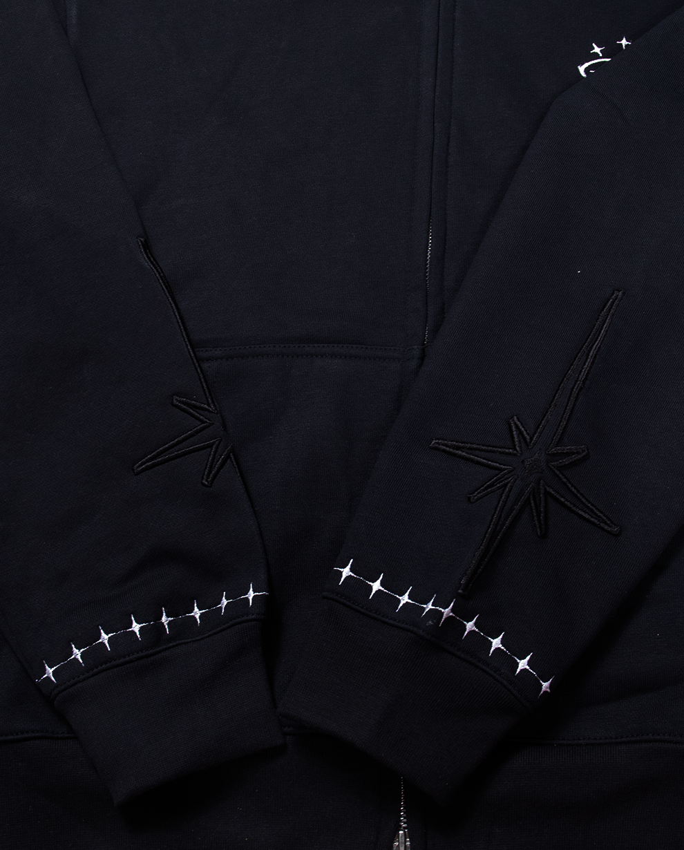 BLACK CELESTIAL ZIP